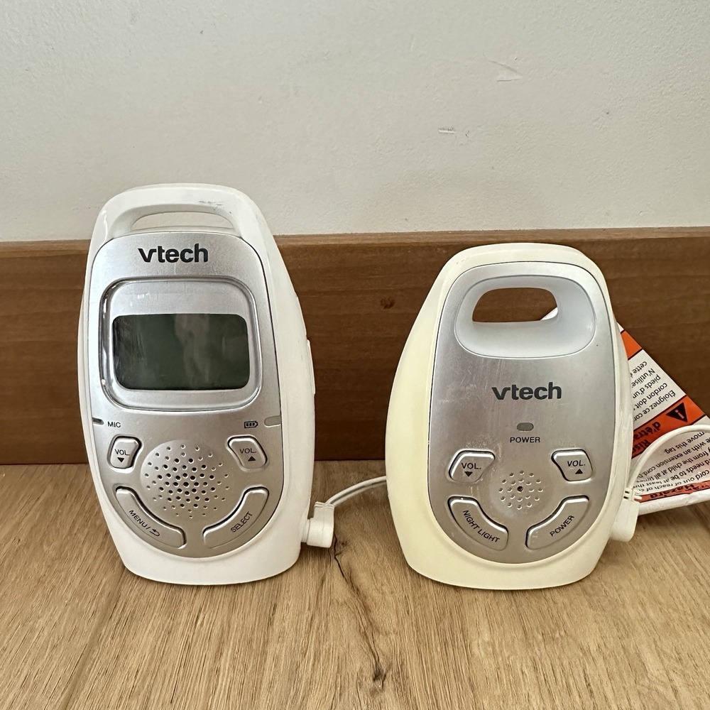 Vtech DM223 Audio Baby Monitor With Up To 1000‎ Ft Of Range Vibrating TESTED